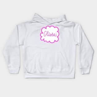 Olivia. Female name. Kids Hoodie